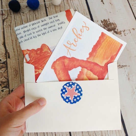 Arches National Park Letter