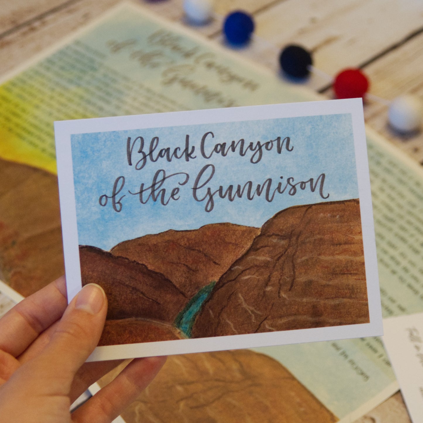 Black Canyon of the Gunnison National Park Letter