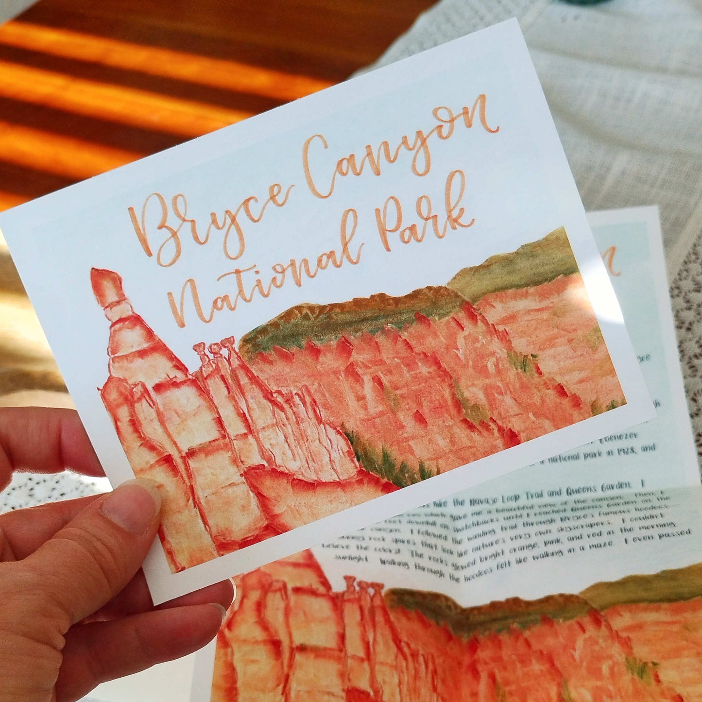 Bryce Canyon Adventure Letter