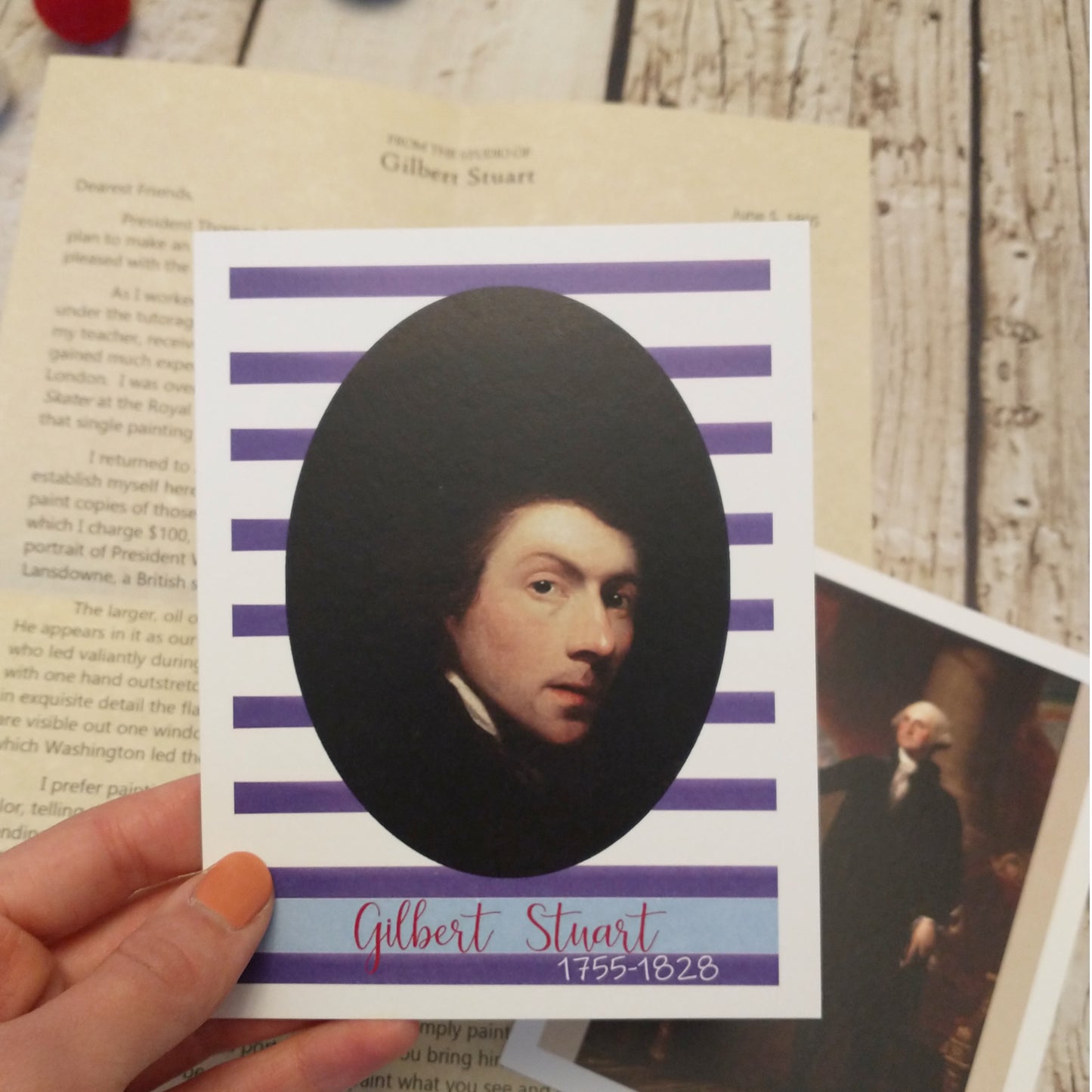 Gilbert Stuart Letter: Digital Download