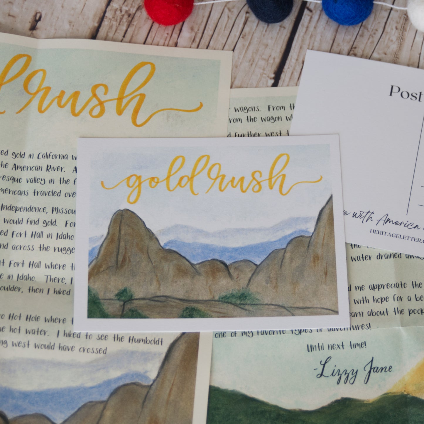 Gold Rush Letter
