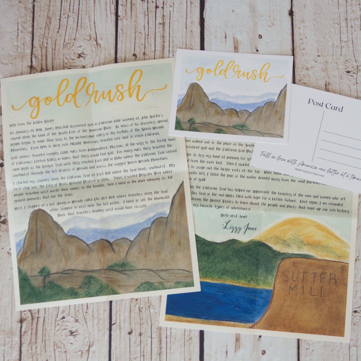 Gold Rush Letter