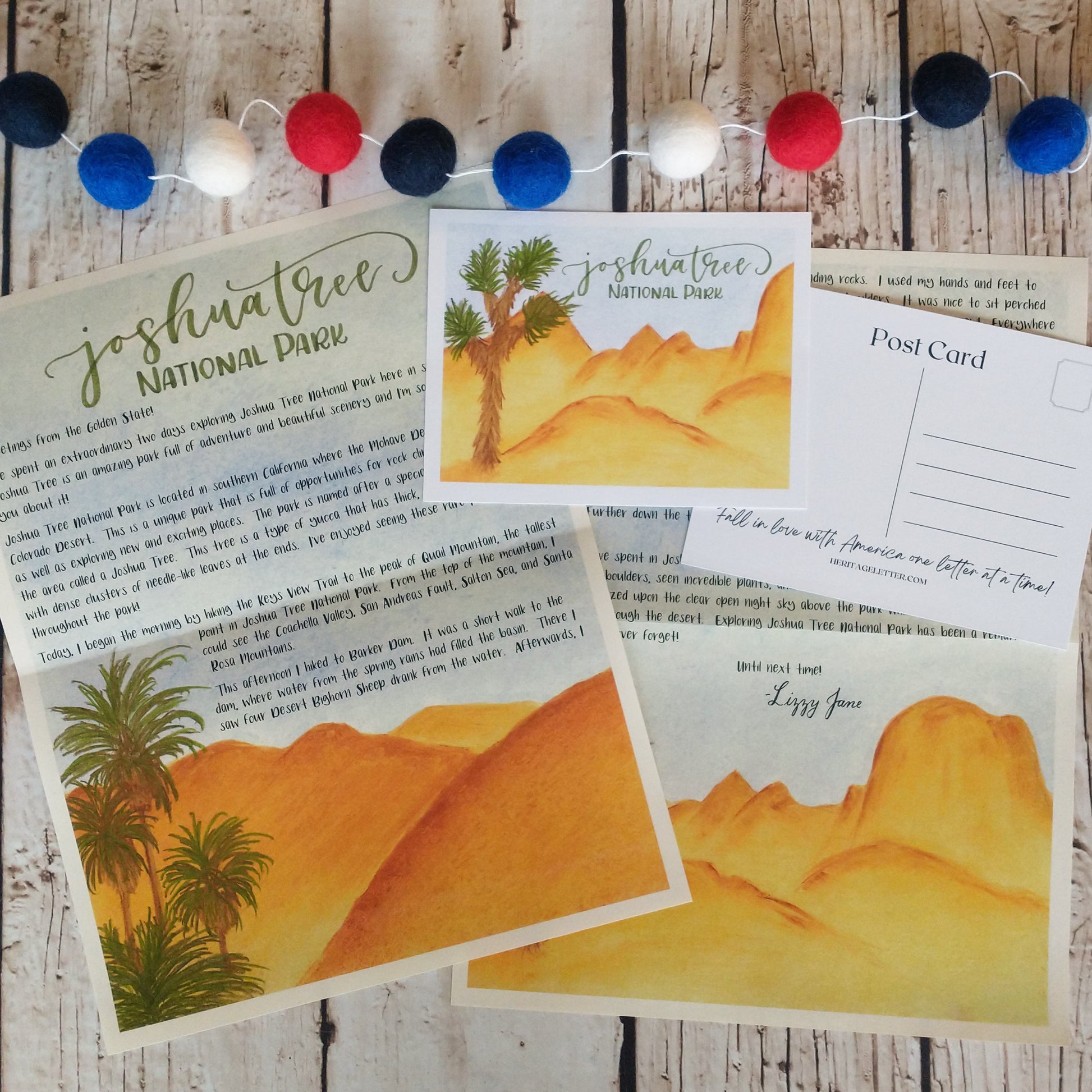 Joshua Tree Letter