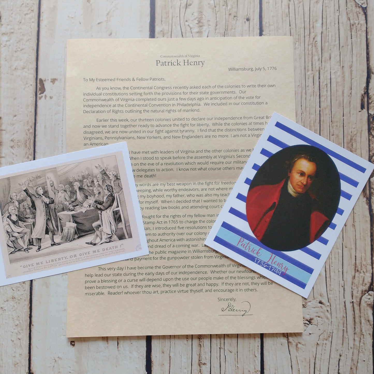 Patrick Henry Letter