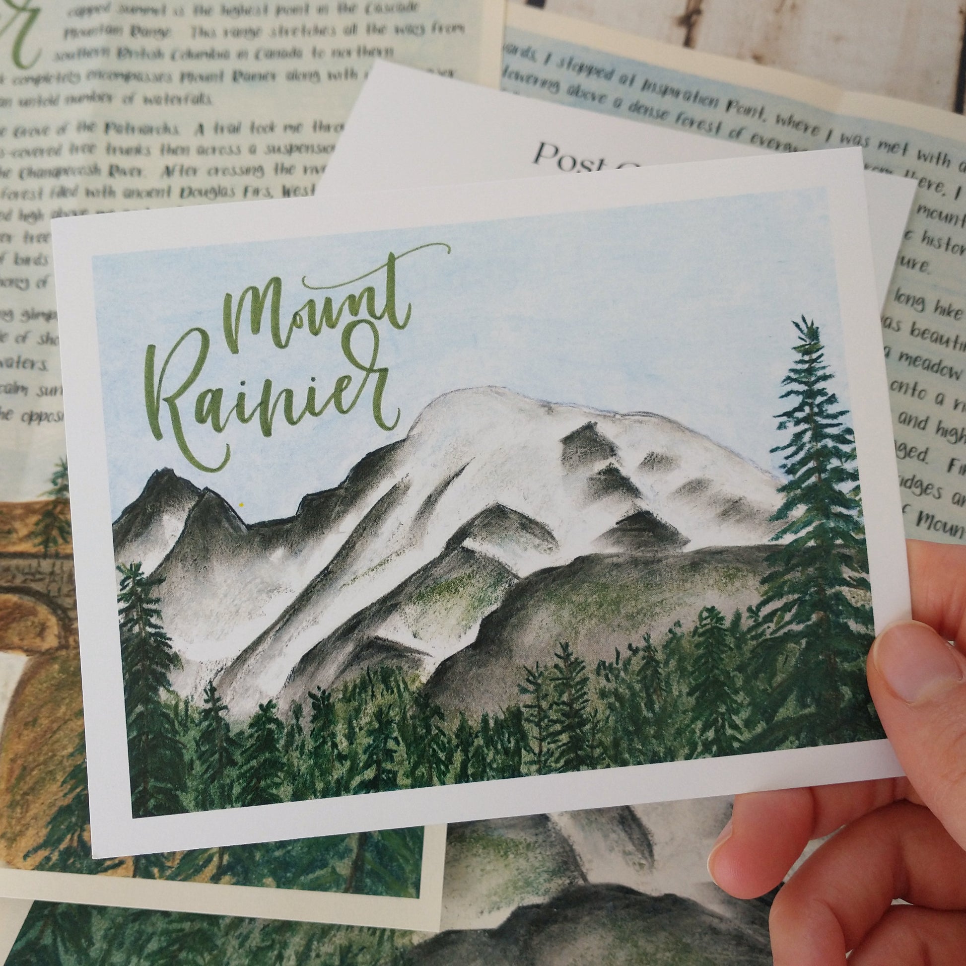 Mount Rainier Postcard