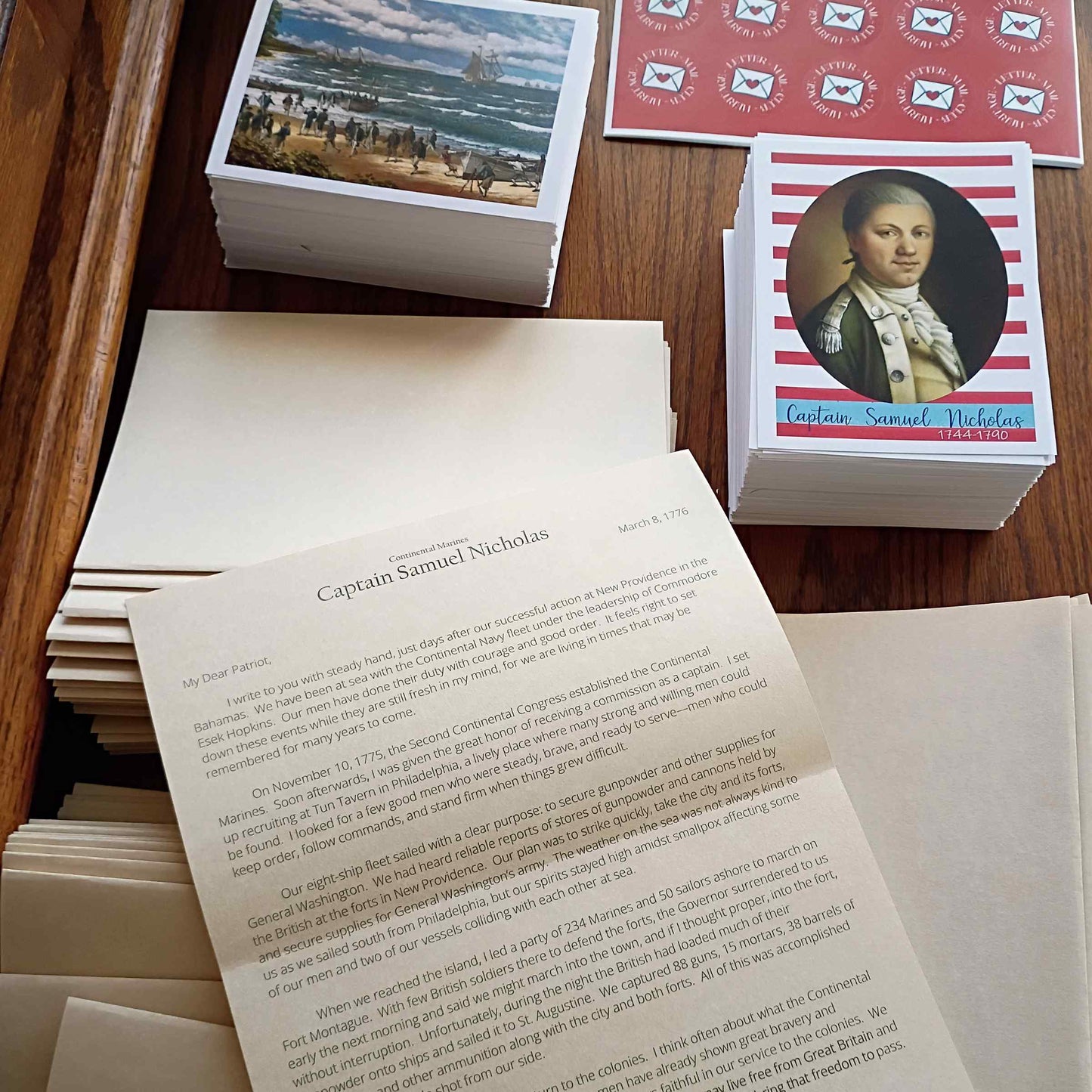 Captain Samuel Nicholas Letter