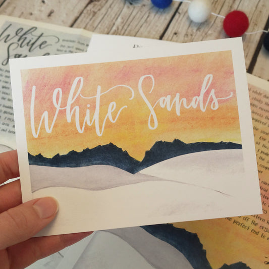 White Sands National Park Postcard