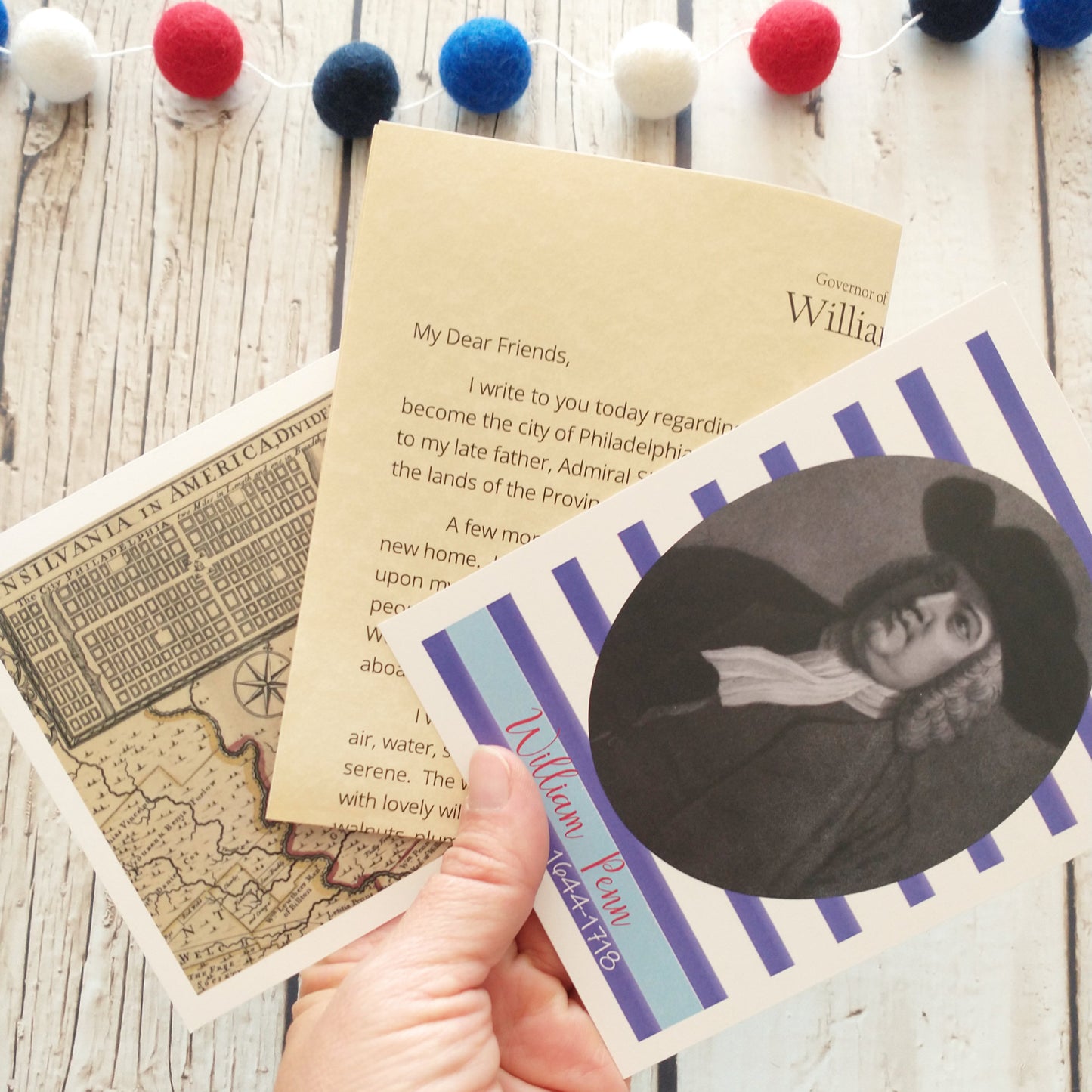 William Penn Letter: Digital Download