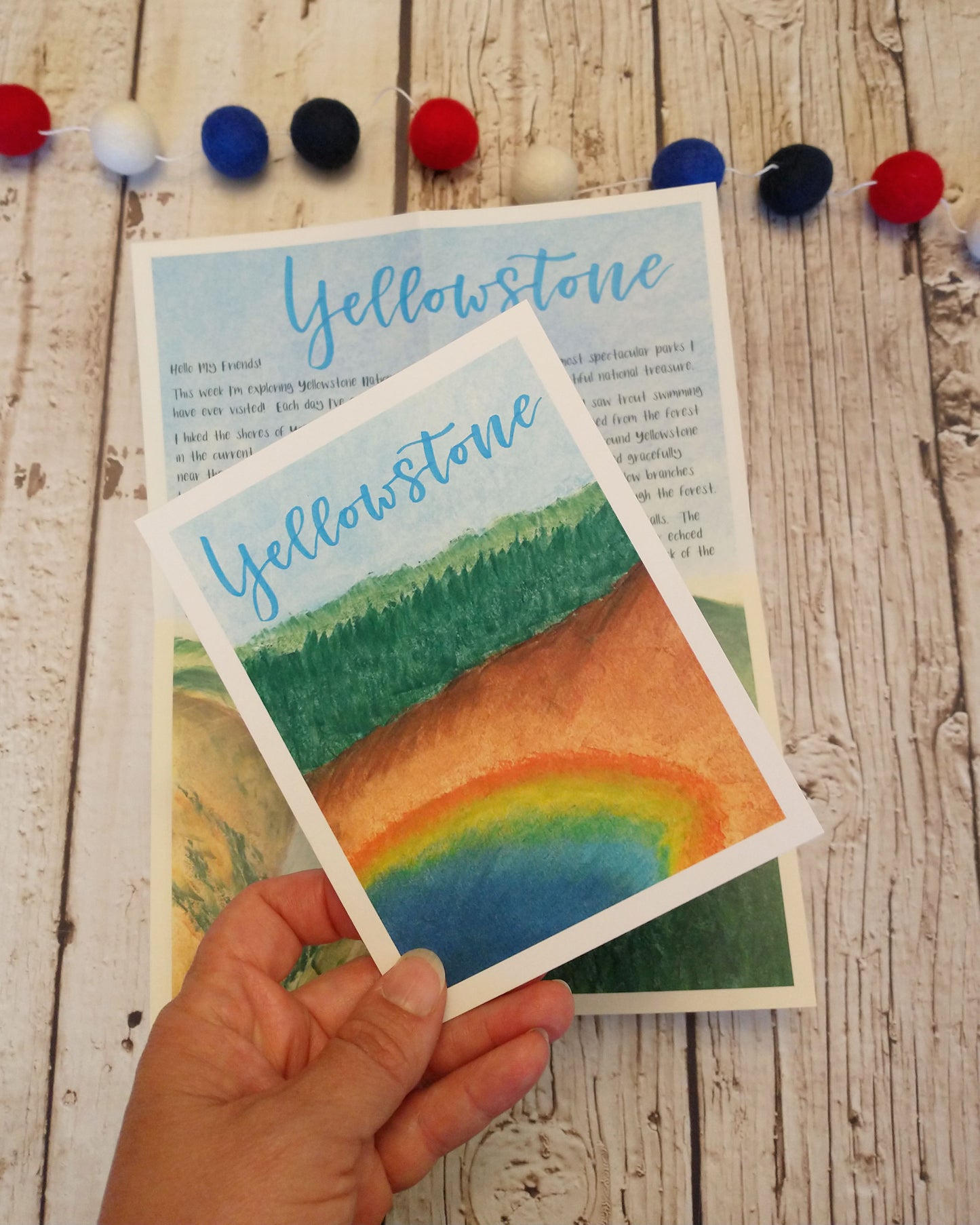 Yellowstone National Park Activity for Kids