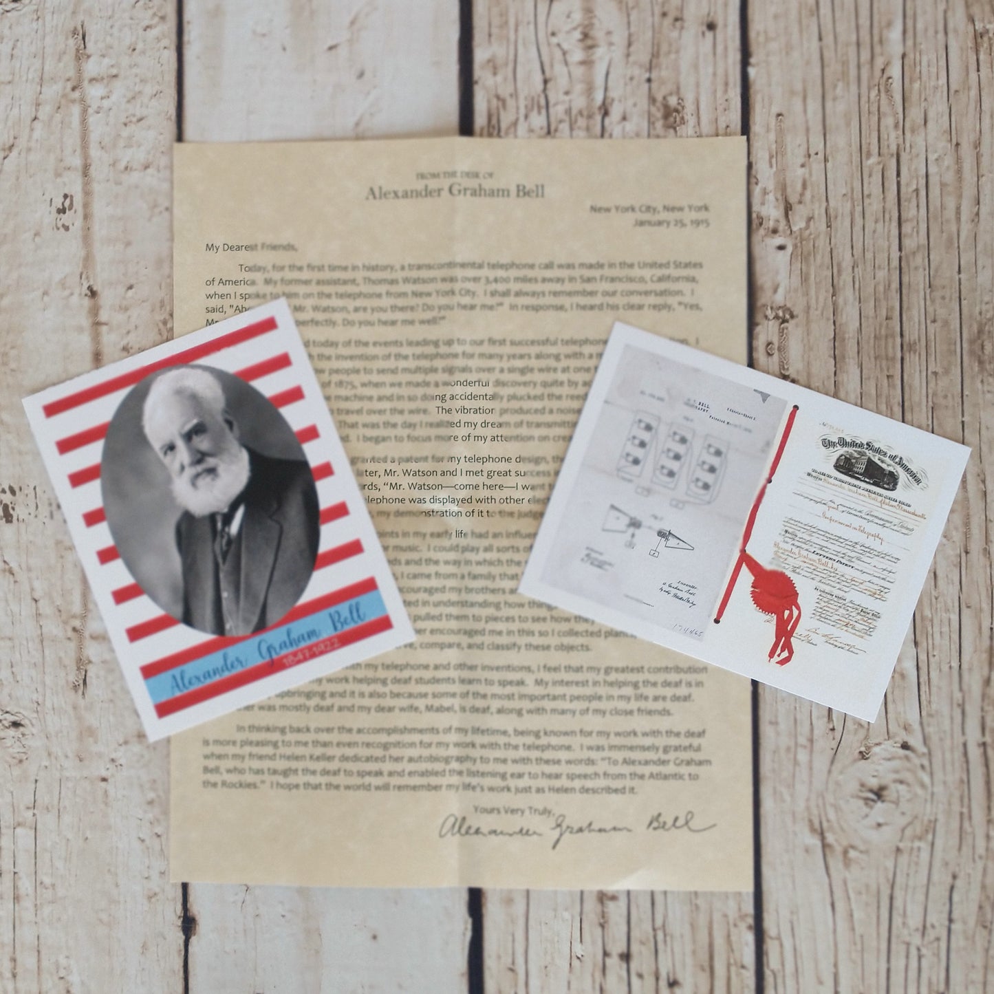 Alexander Graham Bell Letter: Digital Download