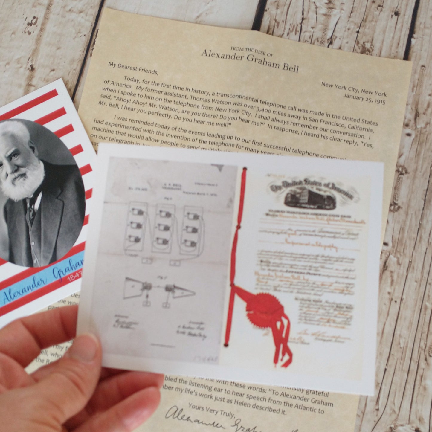 Alexander Graham Bell Letter: Digital Download