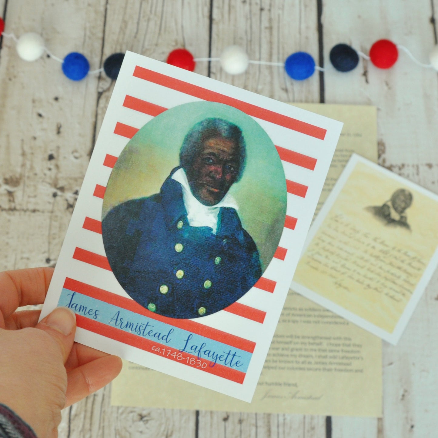 James Armistead Lafayette Letter: Digital Download