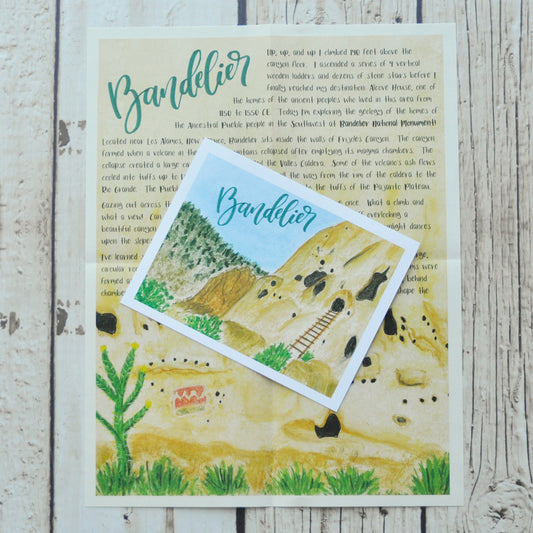 Bandelier National Monument Letter: Digital Download