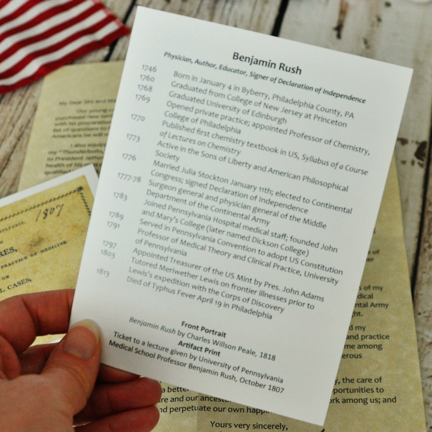 Benjamin Rush Timeline