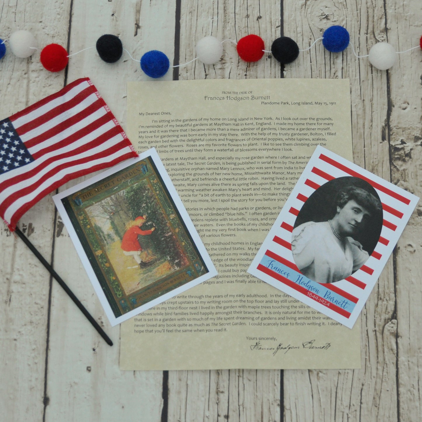 Frances Hodgson Burnett Activity