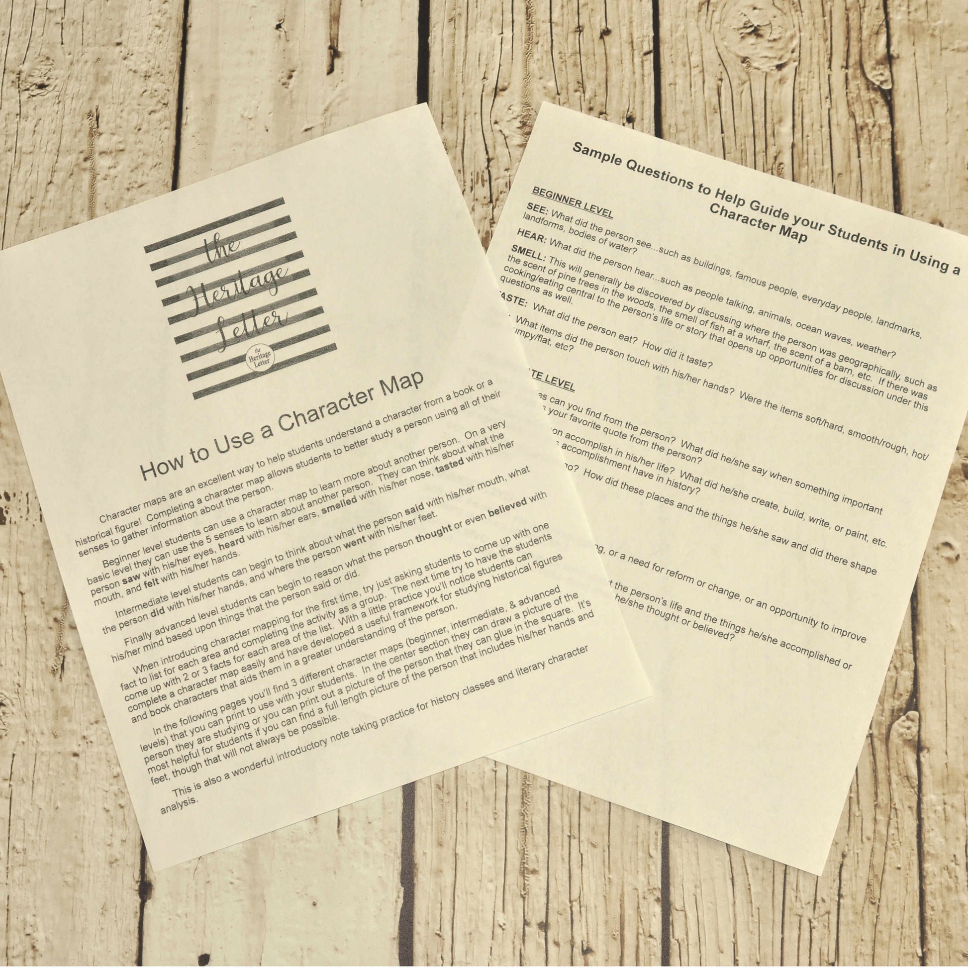 Character Mapping Instructions