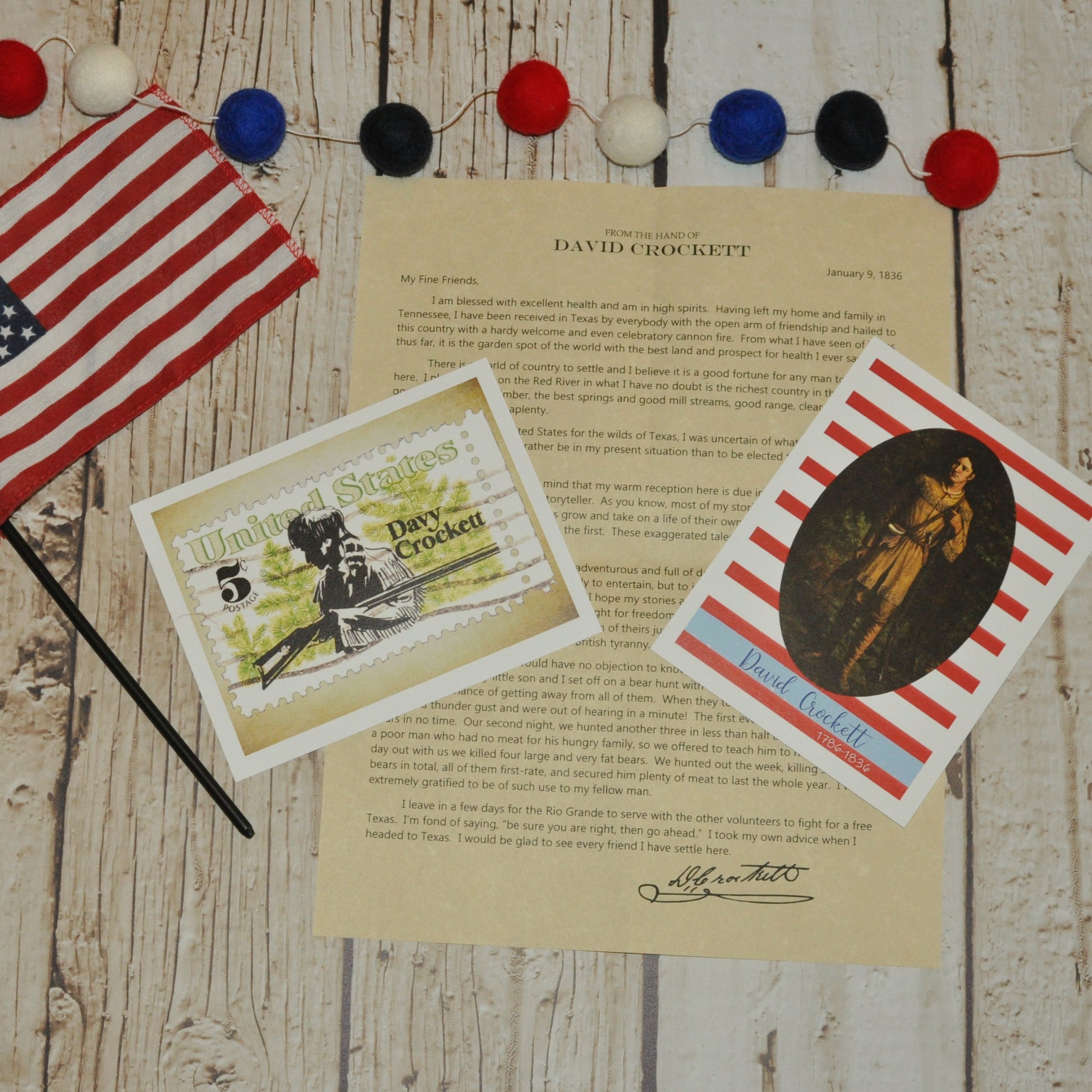 Davy Crockett Heritage Letter