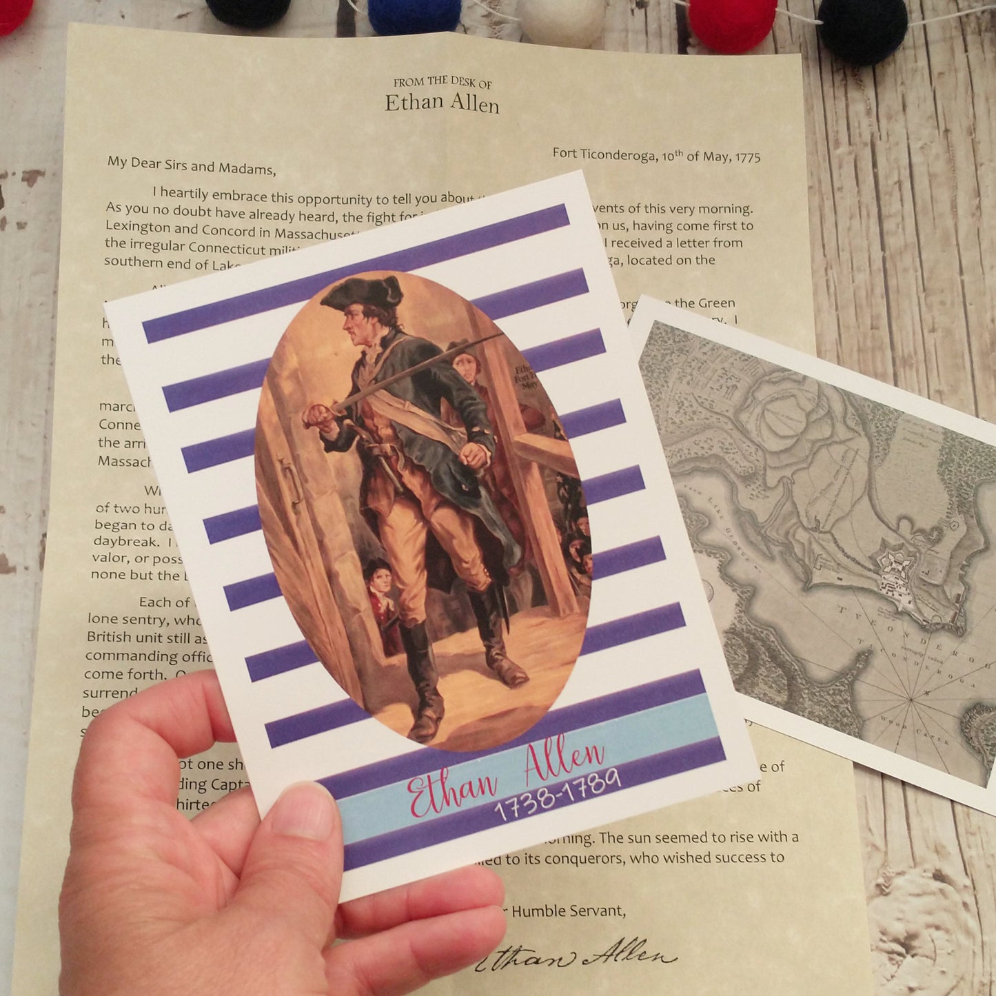 Ethan Allen Letter: Digital Download