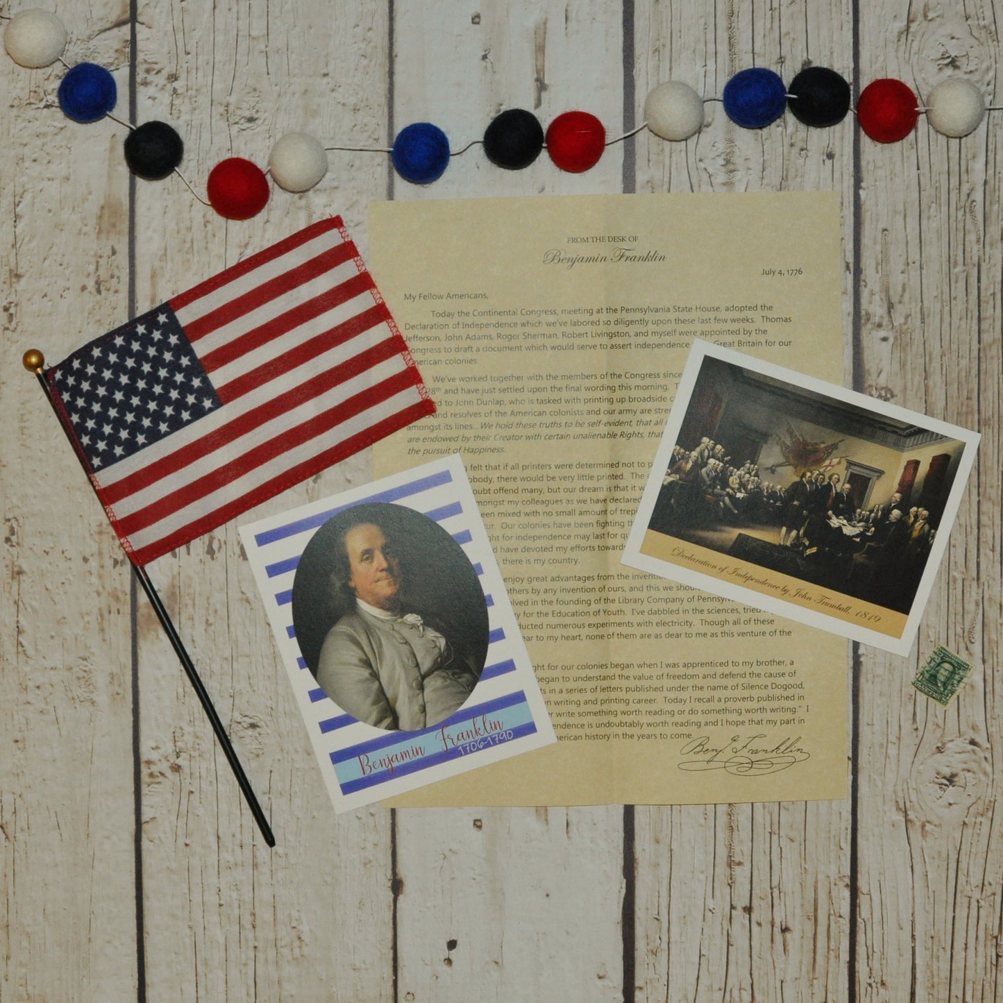 Benjamin Franklin Heritage Letter