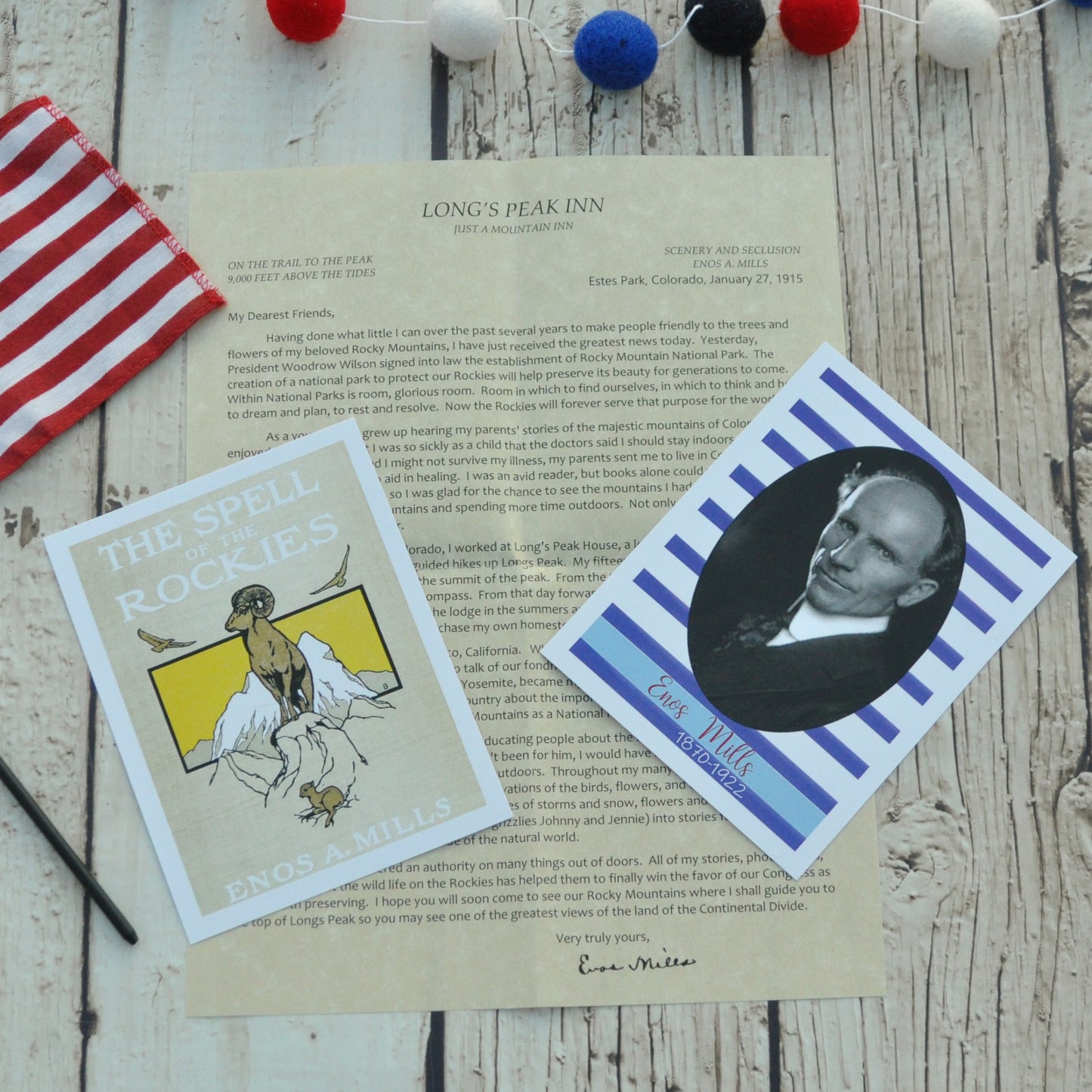 Enos Mills Heritage Letter