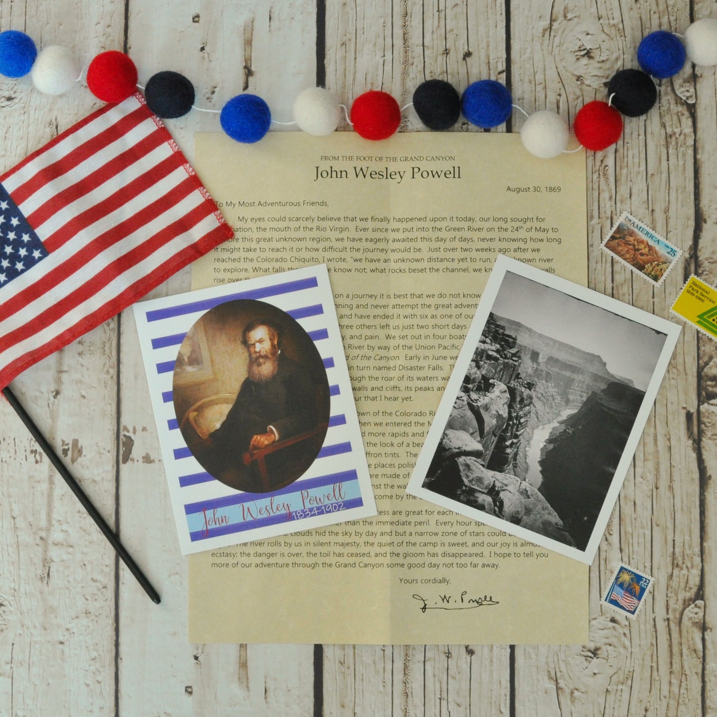 John Wesley Powell Letter: Digital Download