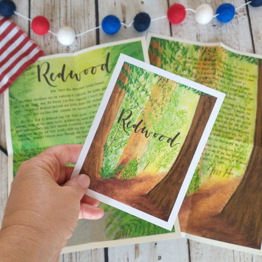 Redwood National Park Letter: Digital Download