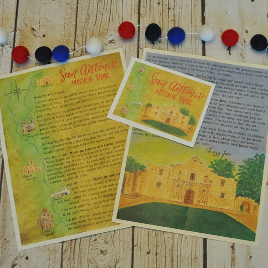 San Antonio Mission Trail Letter