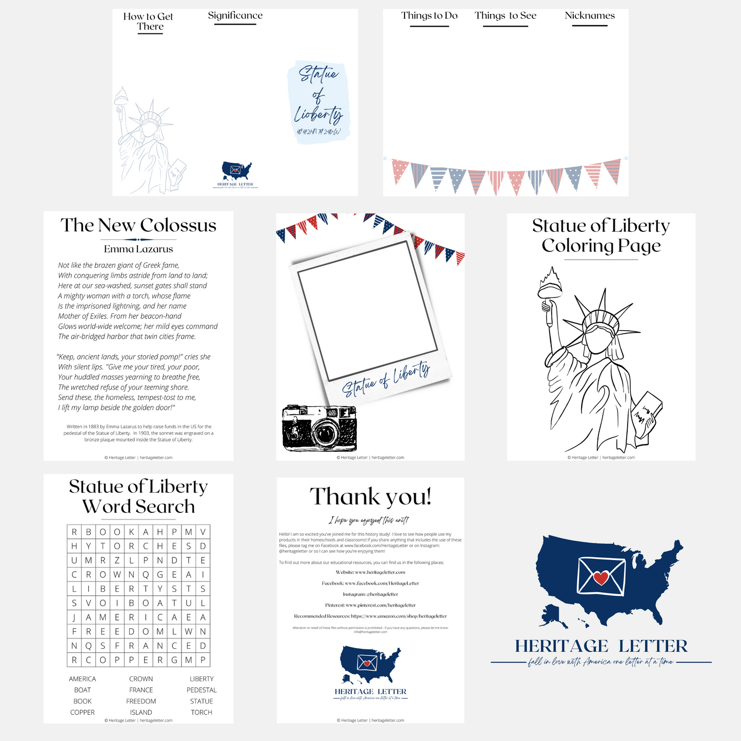Statue of Liberty Study Guide