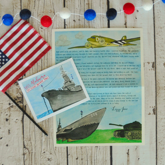 USS Alabama American Geography