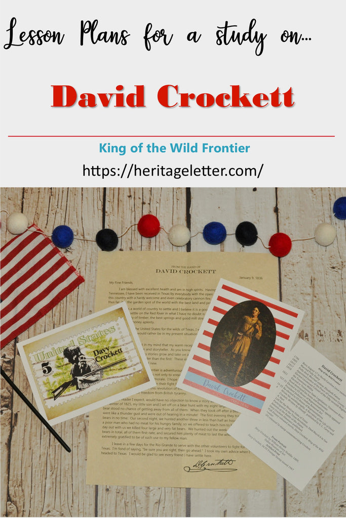 David "Davy" Crockett Lesson Plans