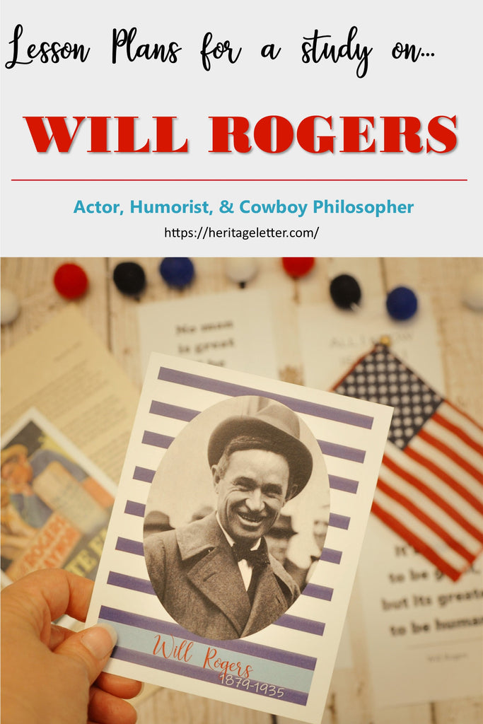 Will Rogers Lesson Plans