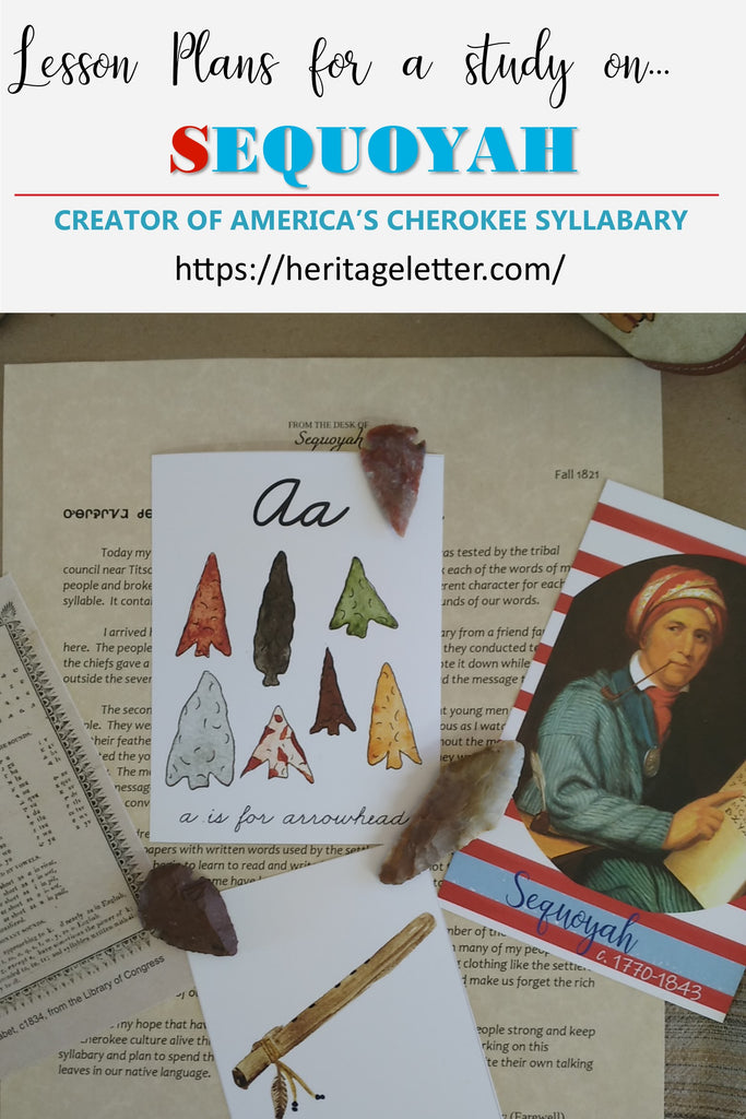 Sequoyah, Creator of the Cherokee Syllabary, Lesson Plans