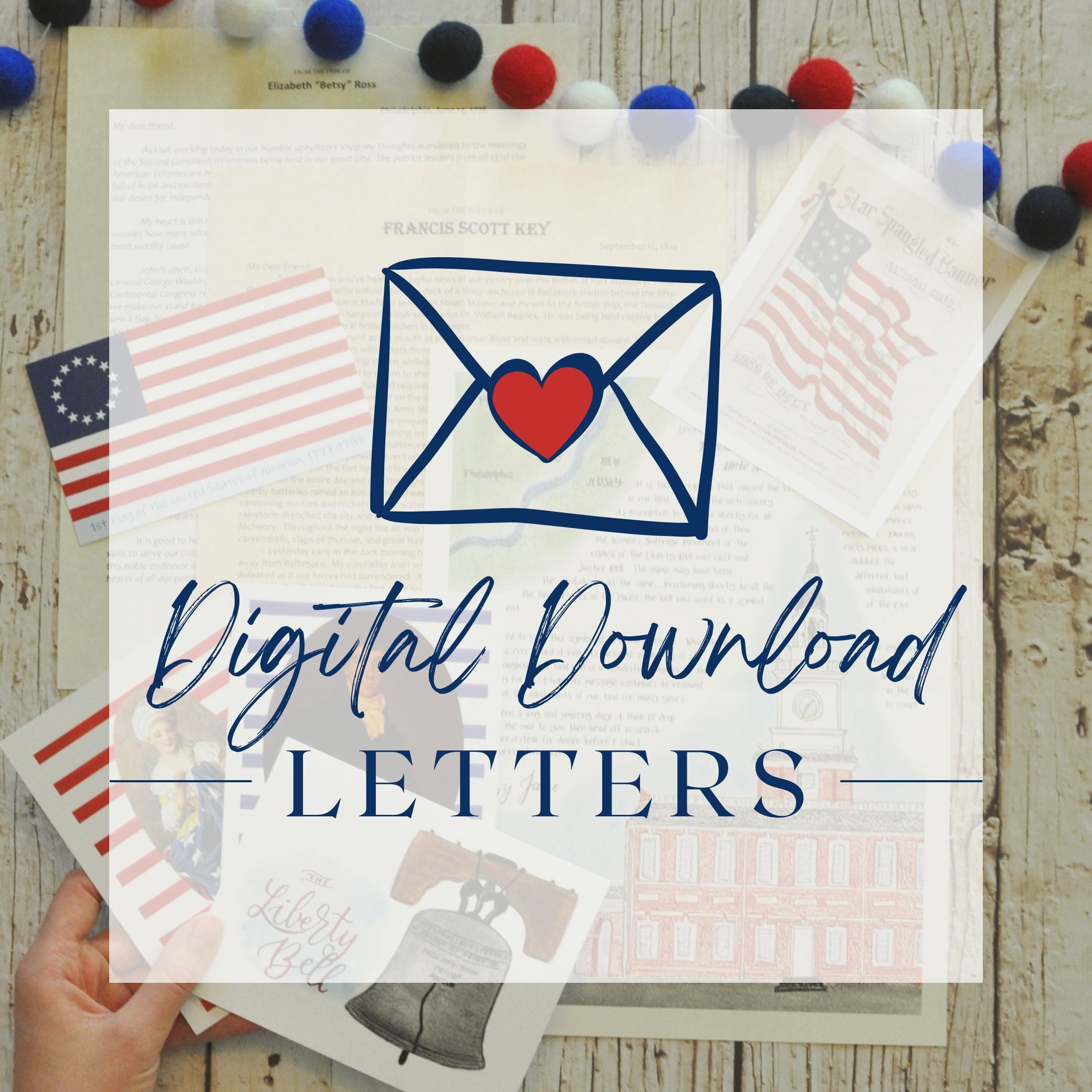 Patriotic Digital Letters – Heritage Letter