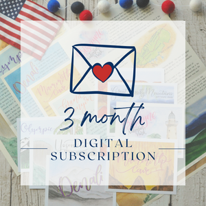 American Heritage Adventure Letter 3 Month Subscription
