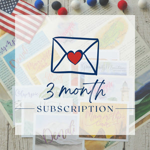 American Heritage Adventure Letter 3 Month Subscription