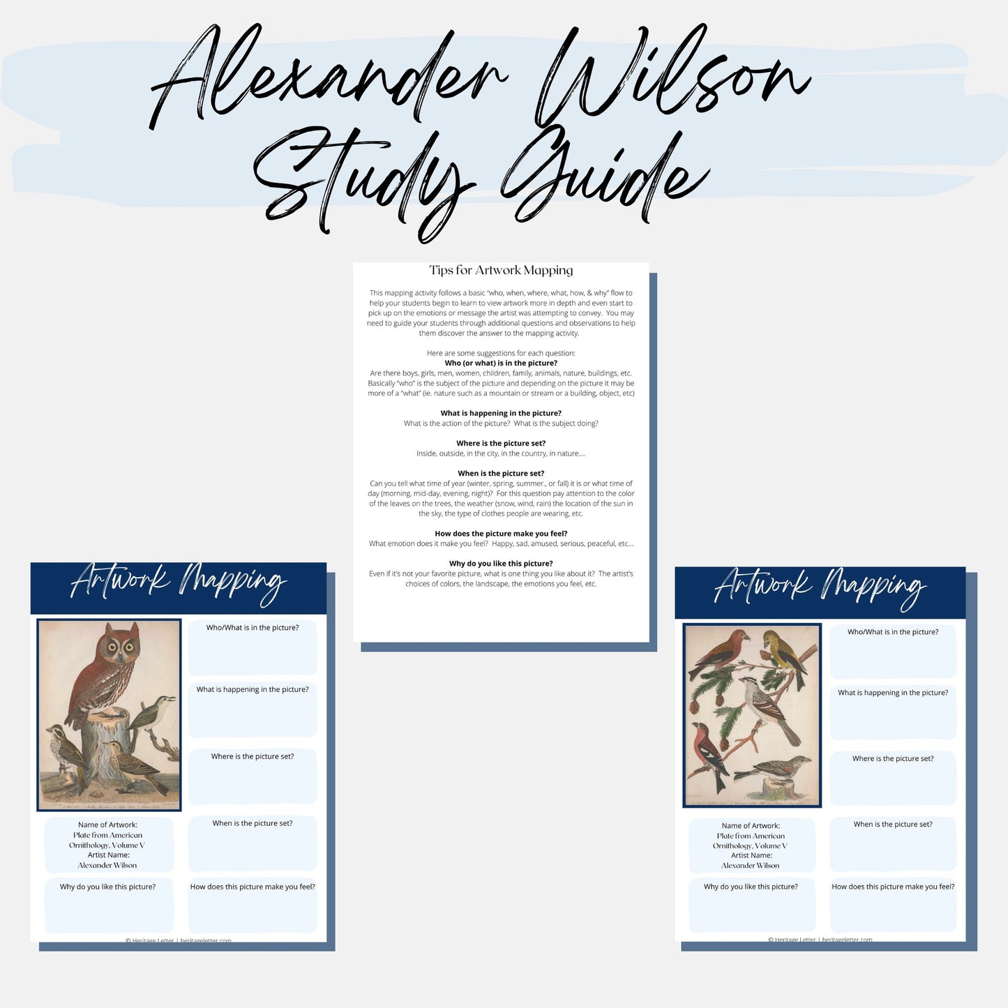 Alexander Wilson Study Guide