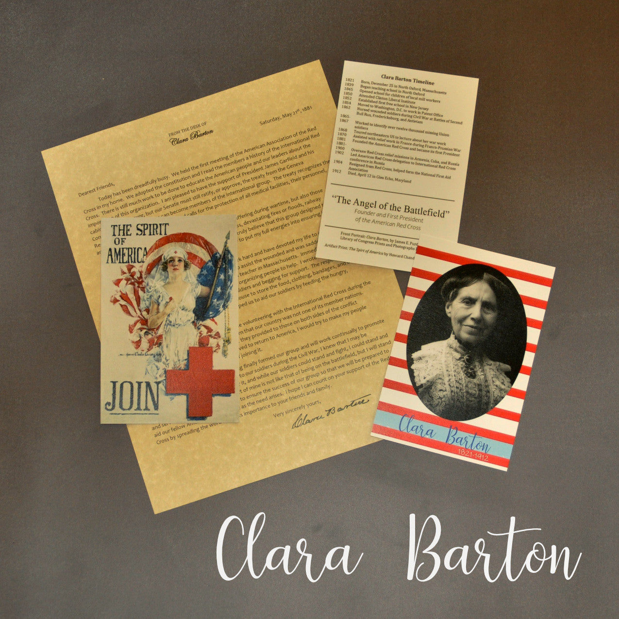 Clara Barton Printables