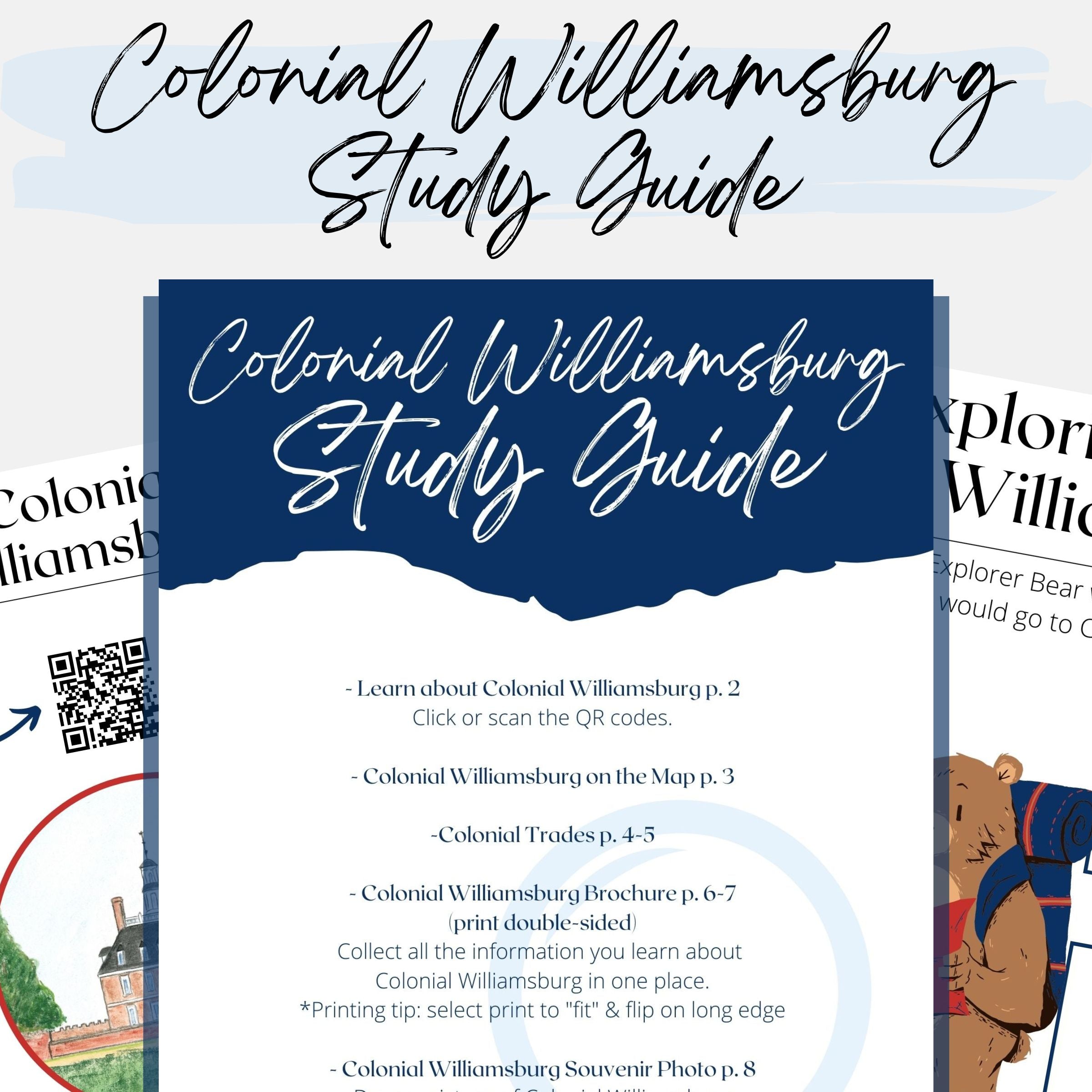 Colonial Williamsburg Study