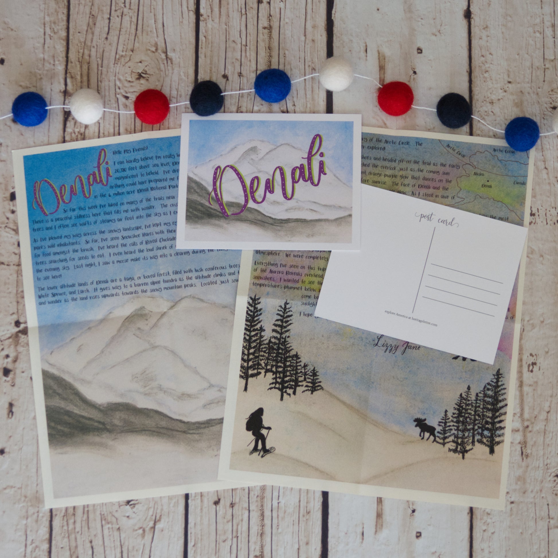 Denali National Park Adventure Letter