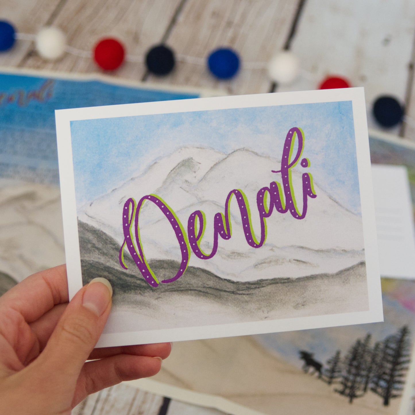 Denali National Park Postcard