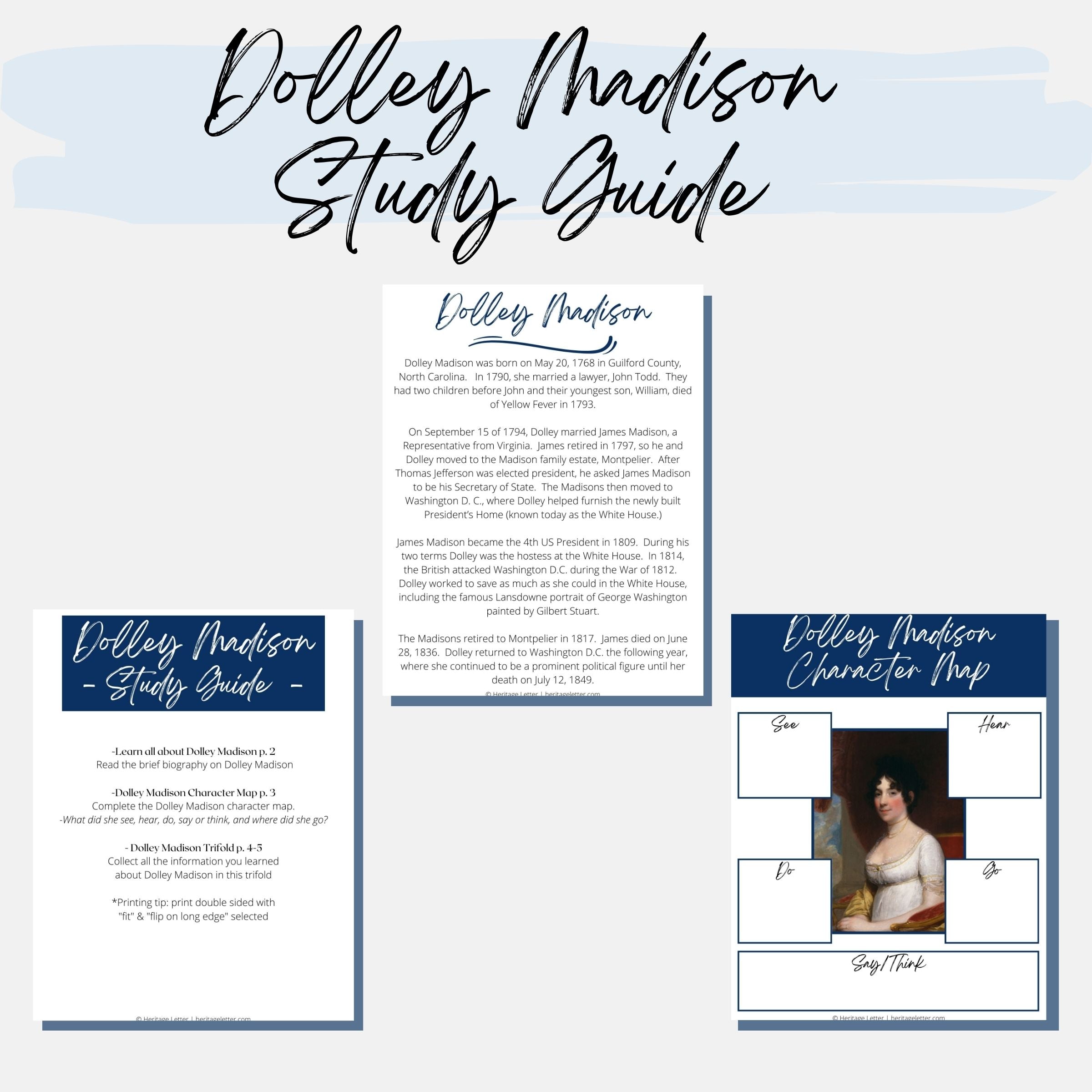 Dolley Madison Lesson