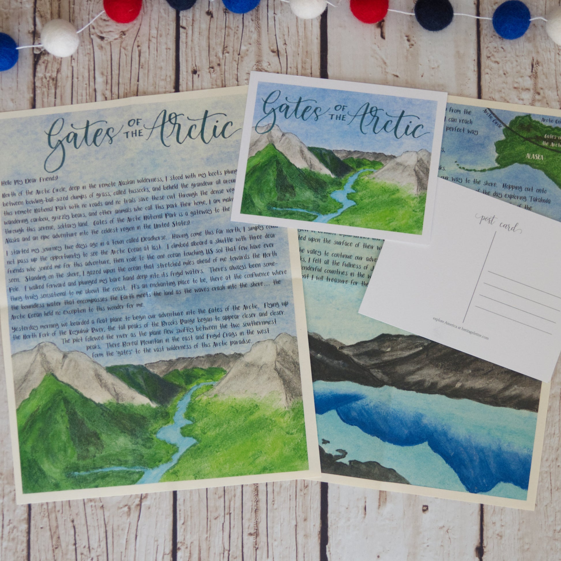 Gates of the Arctic National Park Adventure Letter