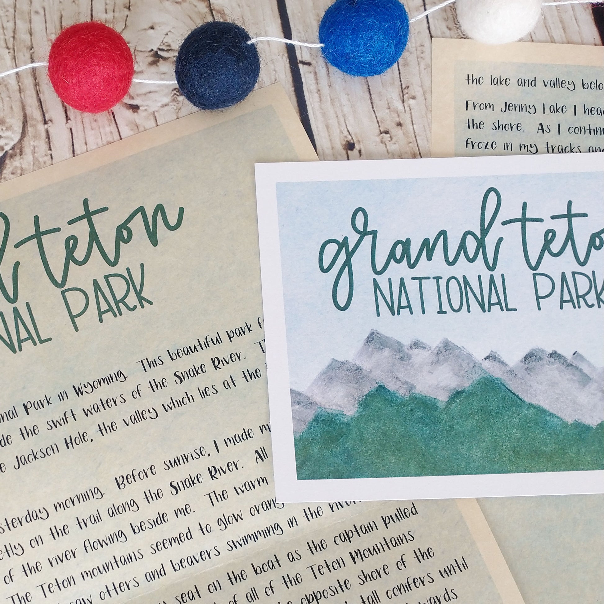 Grand Teton Postcard