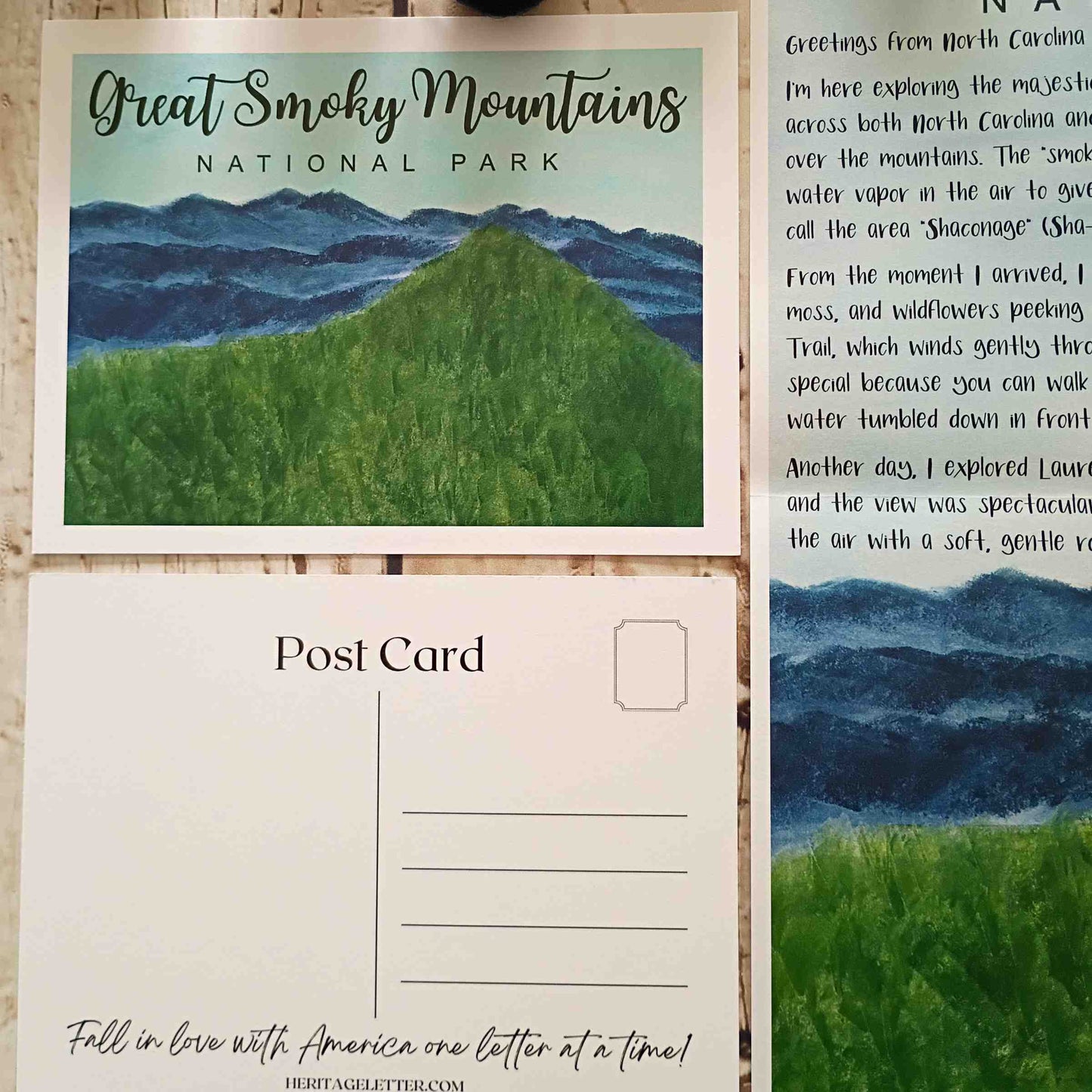 Great Smoky Mountains National Park Adventure Letter