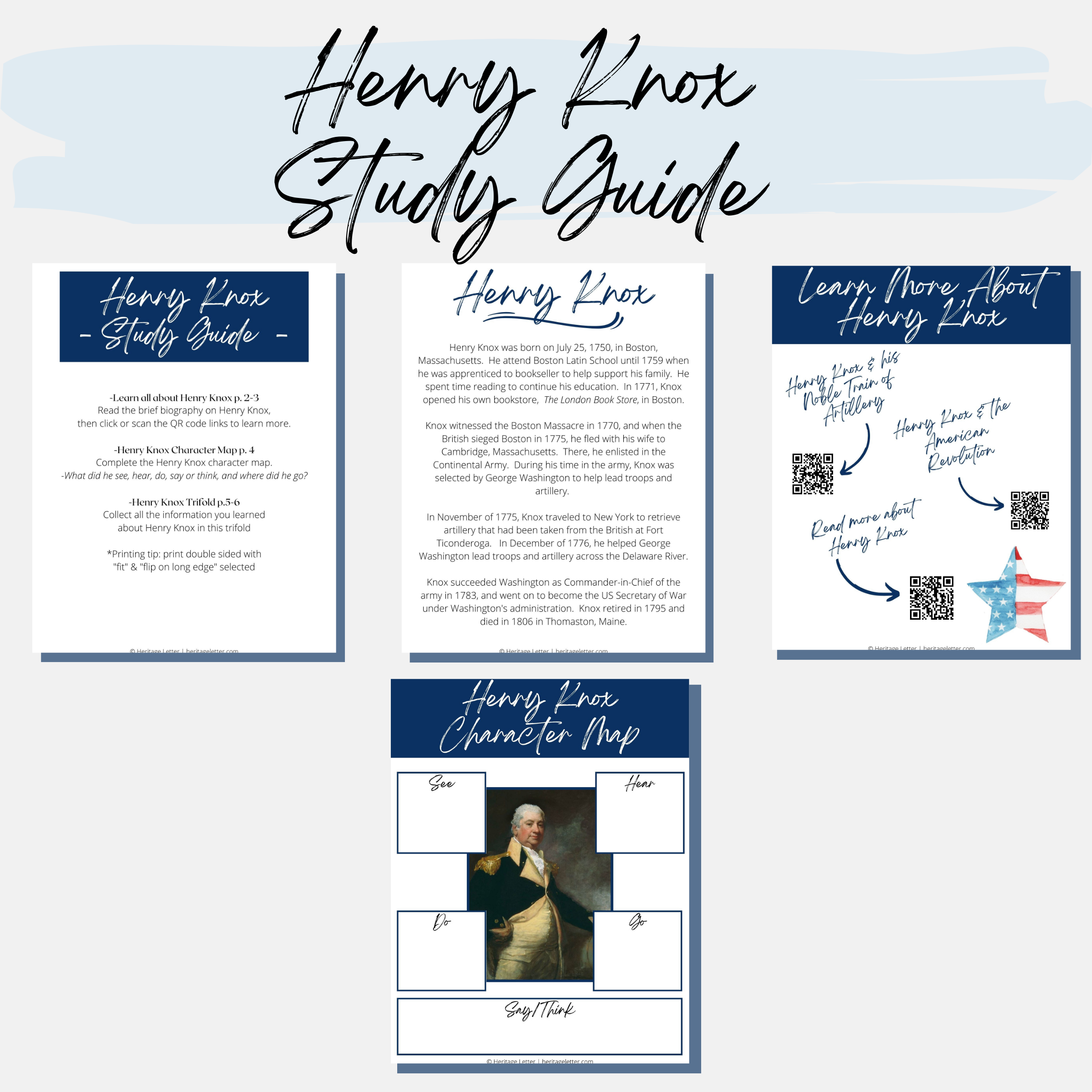 Henry Knox Study Guide