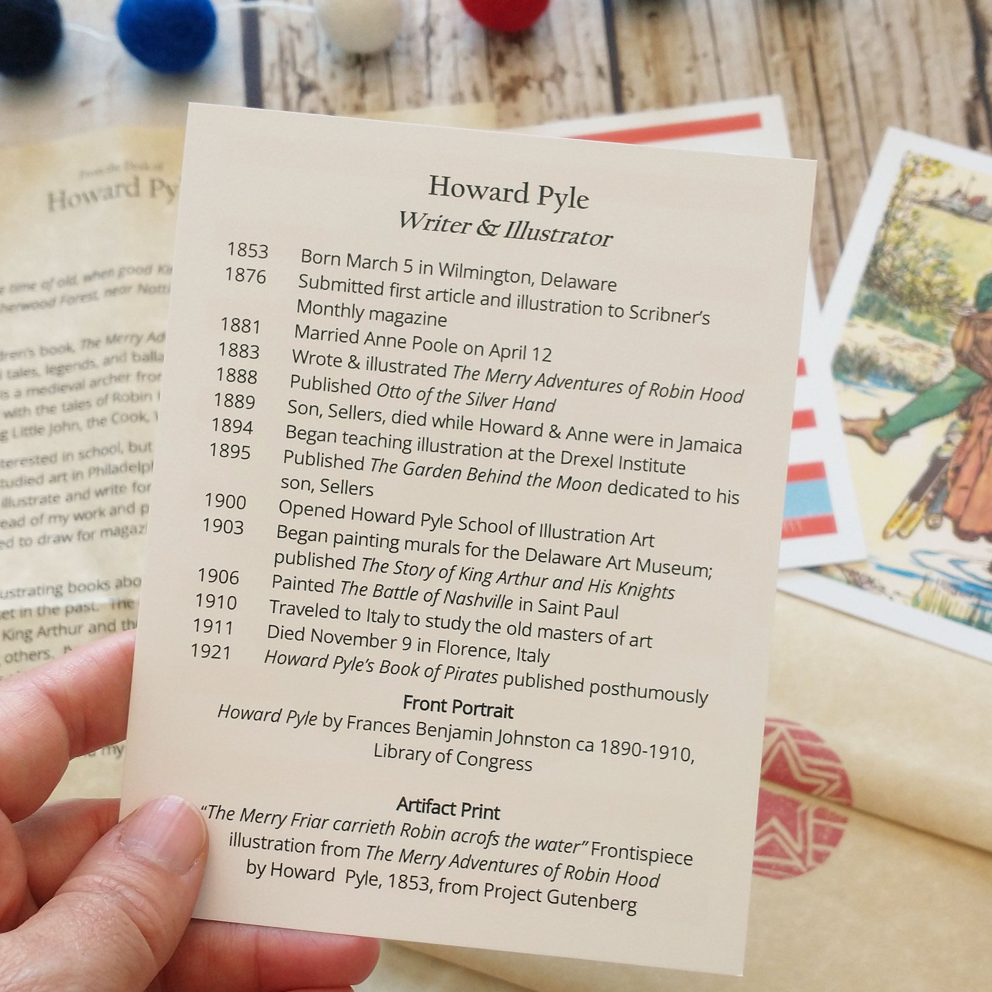 Howard Pyle Timeline