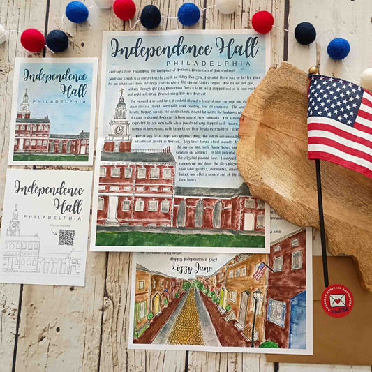 Special Edition America 250 Independence Hall American Heritage Adventure Letter