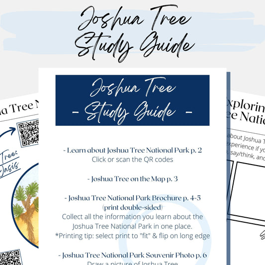 Joshua Tree National Park Study Guide