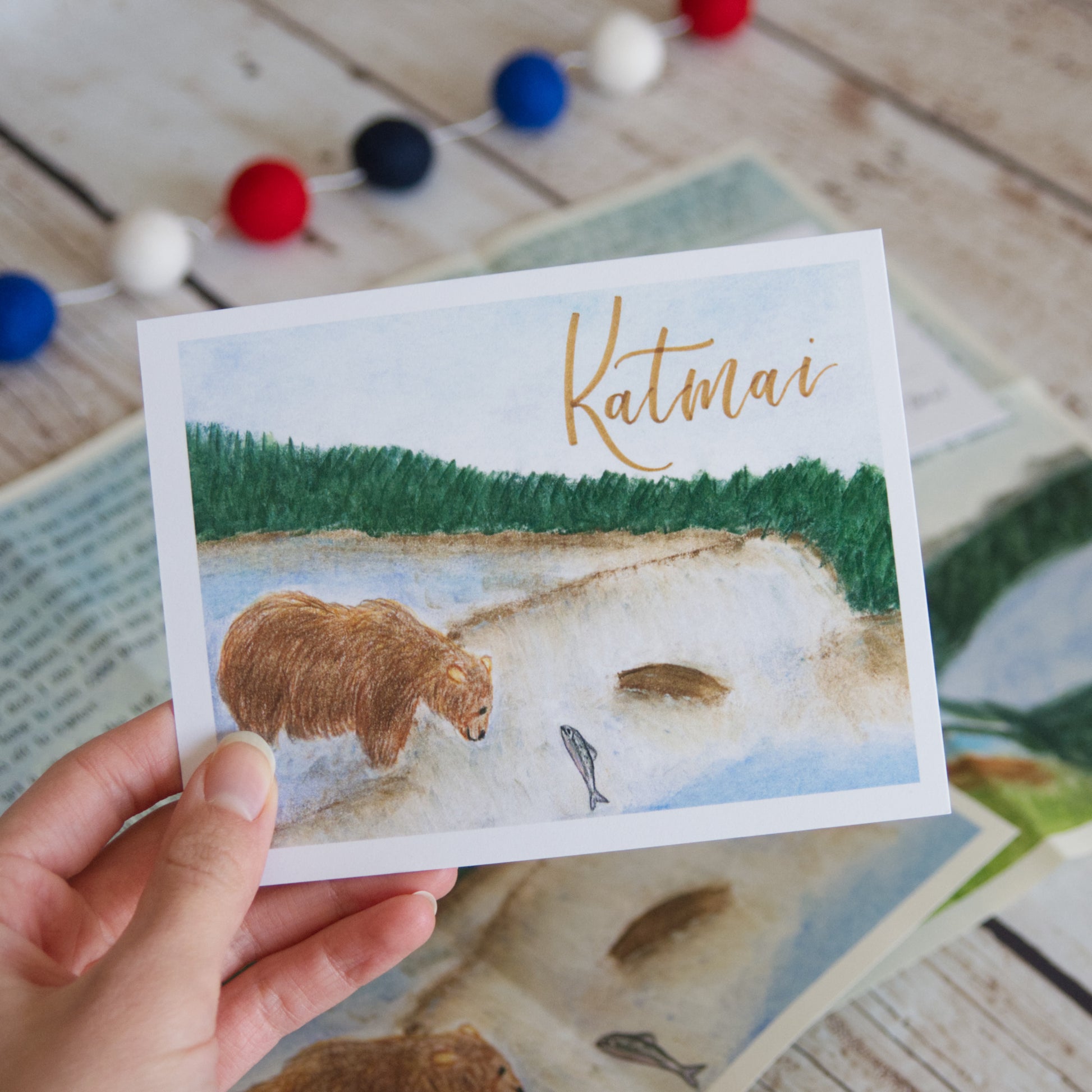 Katmai National Park Postcard