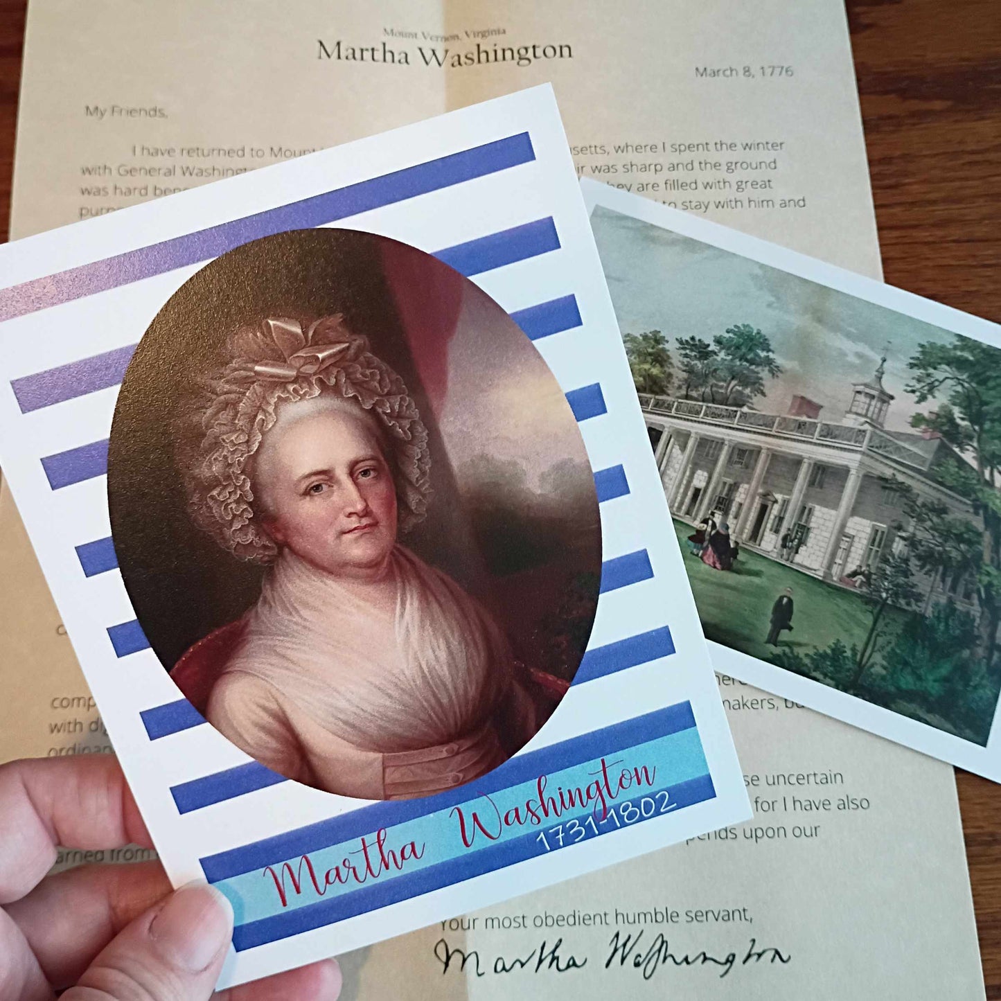 Martha Washington Letter